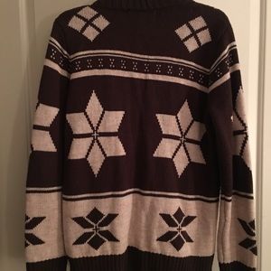 Large fair isle print cardigan by Forever 21